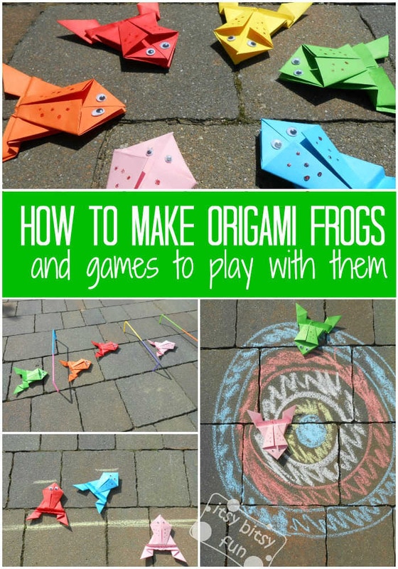 How to make origami frogs