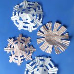 Cupcake Liner Snowflakes