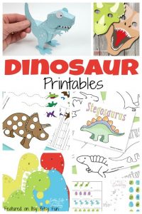 A Ton of Free Dinosaur Printables for Kids - Itsy Bitsy Fun