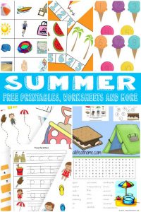 A Whole Bunch Of Summer Printables - Itsy Bitsy Fun