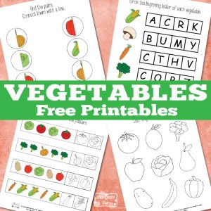 Learning with vegetables - Itsy Bitsy Fun