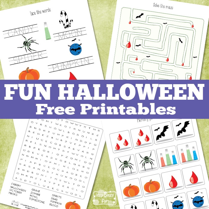 Fun Halloween Printables for Kids