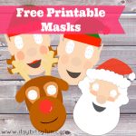 Free Printable Christmas Masks - Itsy Bitsy Fun