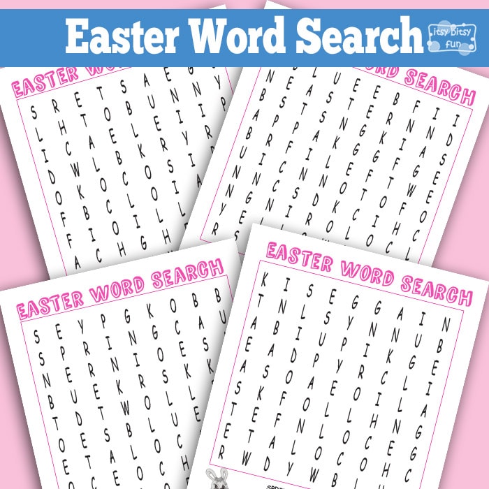 Easter Word Search Puzzles