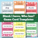 I have... Who Has? Games - Itsy Bitsy Fun
