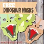 Printable Dinosaur Masks Templates (free) - Itsy Bitsy Fun