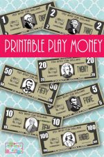 Free Realisitc Printable Play Money - Itsy Bitsy Fun