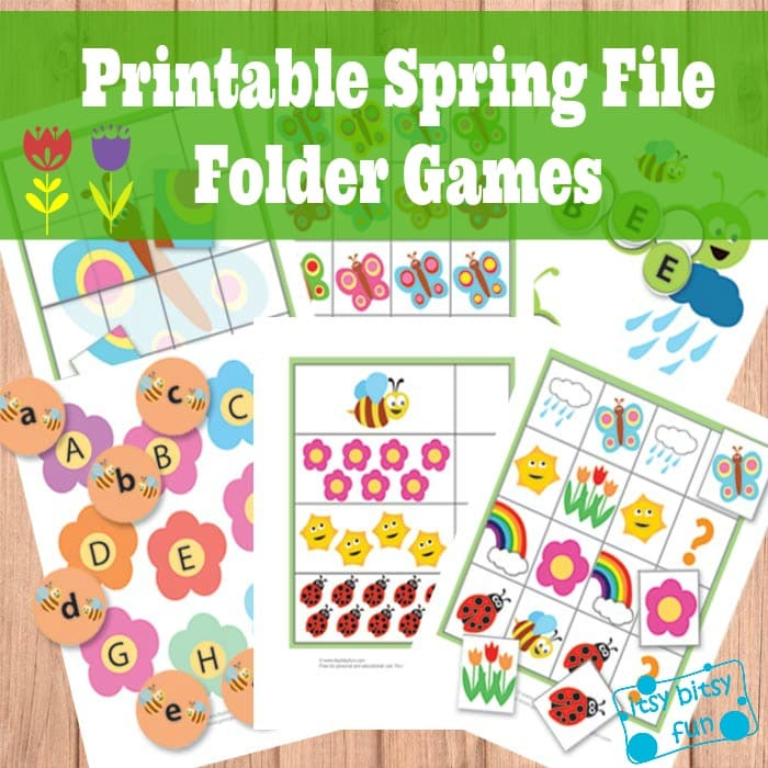 Spring File Folder Games (free)