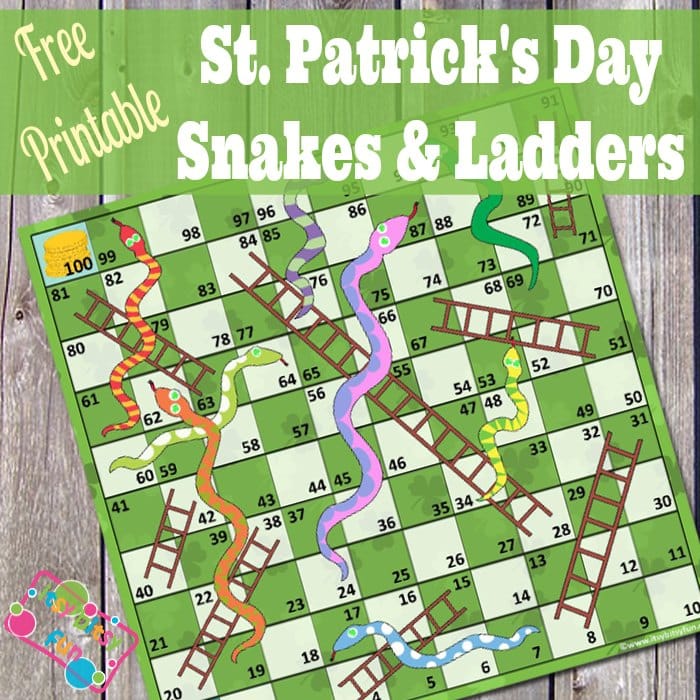 St. Patrick's Day Snakes & Ladders (free)