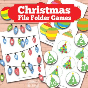 Christmas file folder games