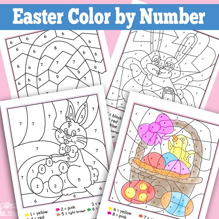 Easter Color by Number