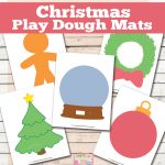 Christmas Play Dough Mats - Free Printable - Itsy Bitsy Fun