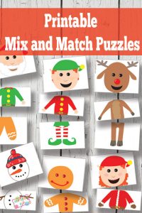 Printable Christmas Puzzles {Busy Bag} - Itsy Bitsy Fun