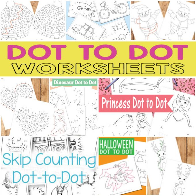 Summer Dot to Dot Skip Counting Worksheets - by 2s, by 5s and by 10s ...