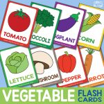 Free Printable Vegetable Flashcards