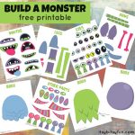 Fun Free Printable Build a Monster