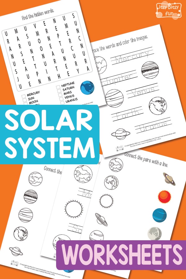 Lovely Free Solar System Worksheets