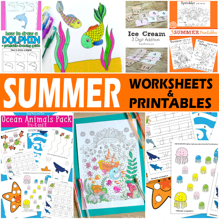Summer Worksheets and Printables