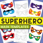 Superhero Mask Templates for Kids