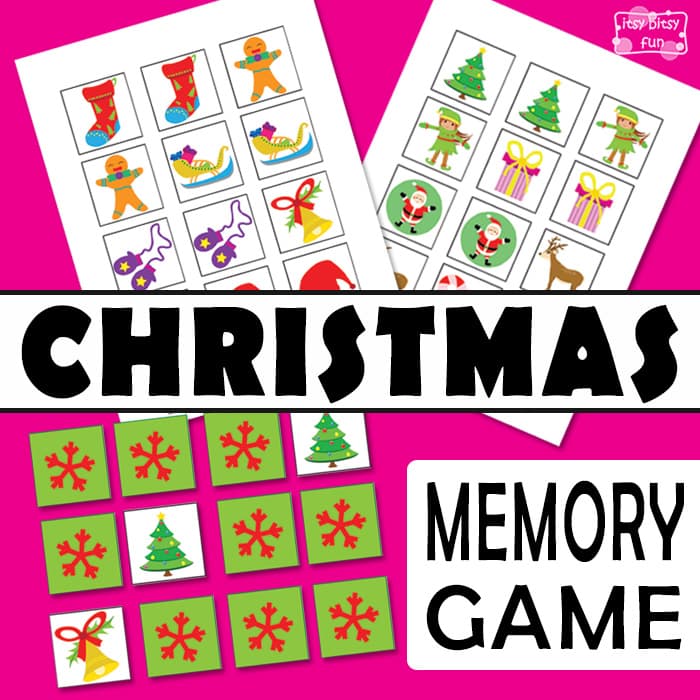 Christmas Memory Games