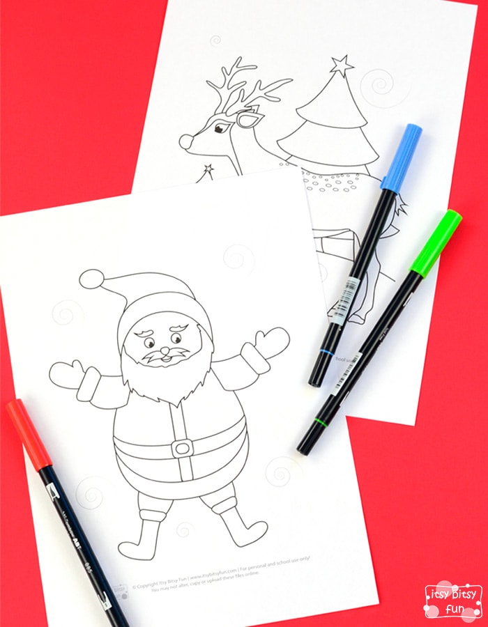 Fun Christmas Coloring Pages