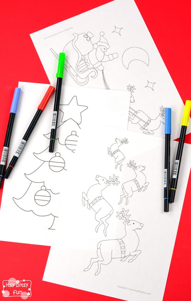 Christmas Coloring Pages for Kids to Color