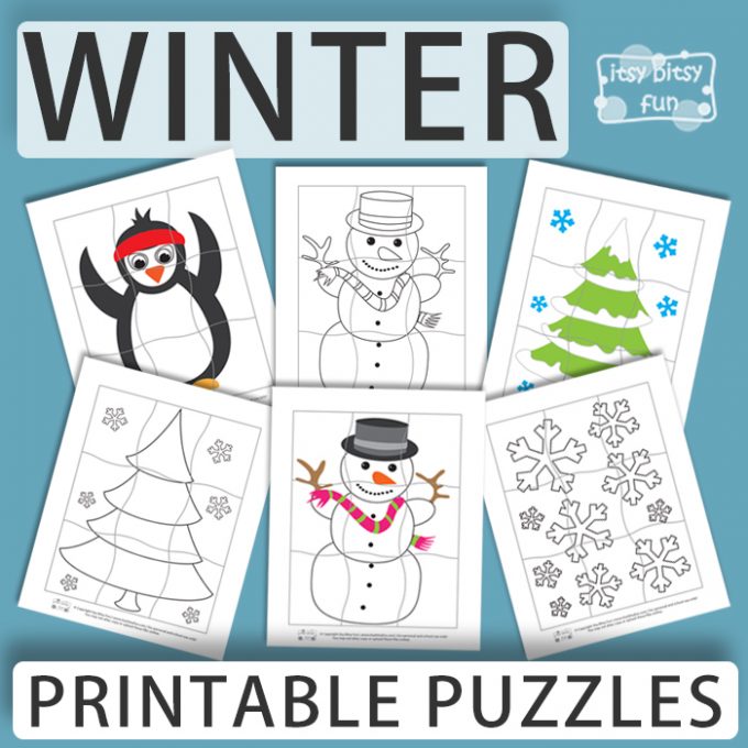 Winter Puzzles Printable Printable Word Searches