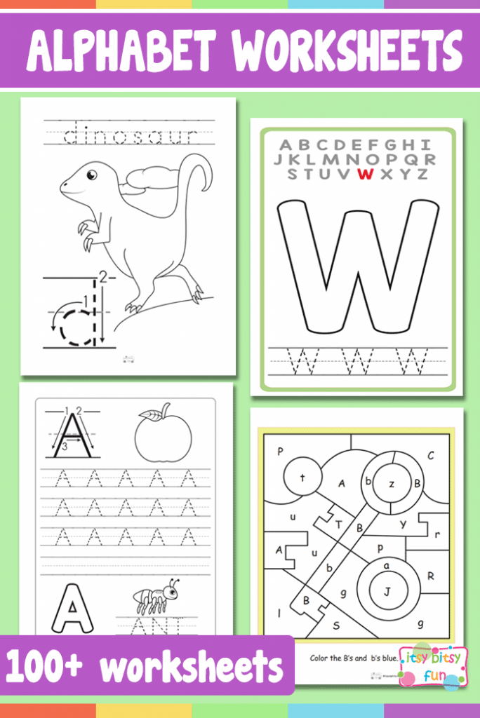 Printable Alphabet Worksheets - Learning the Letters of the Alphabet