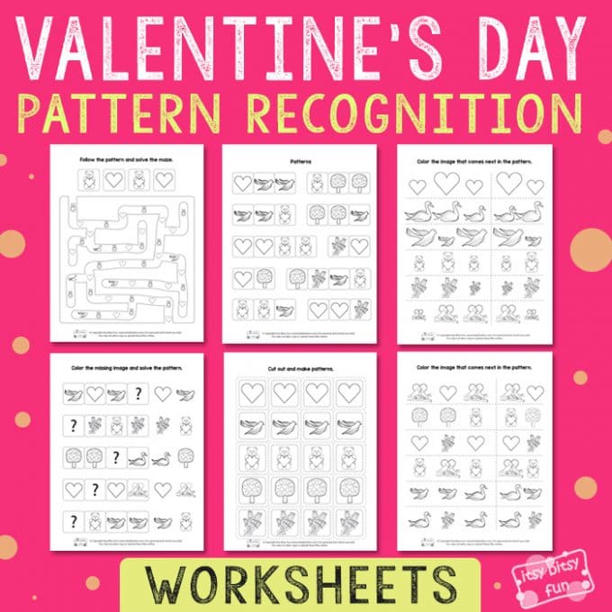 Halloween Pattern Recognition Worksheets - Itsy Bitsy Fun