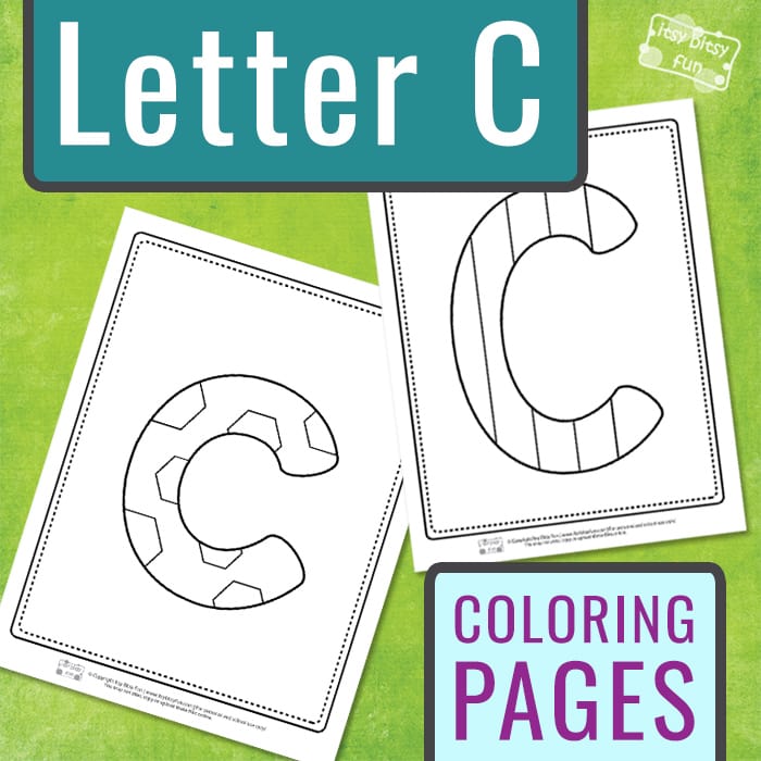 Letter C Coloring Pages for Kids
