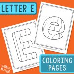 Letter E Coloring Pages for Kids