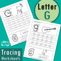 Letter G Tracing Worksheets