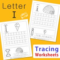 Letter I Tracing Worksheets