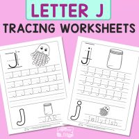 Letter J Tracing Worksheets