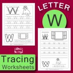 Letter W Tracing Wroksheets