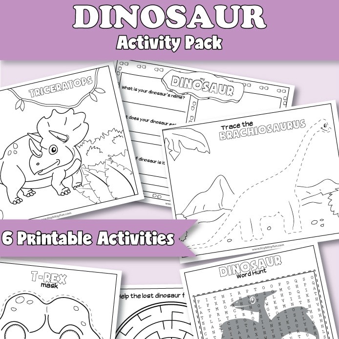 Printable Dinosaur Activities for Preschool