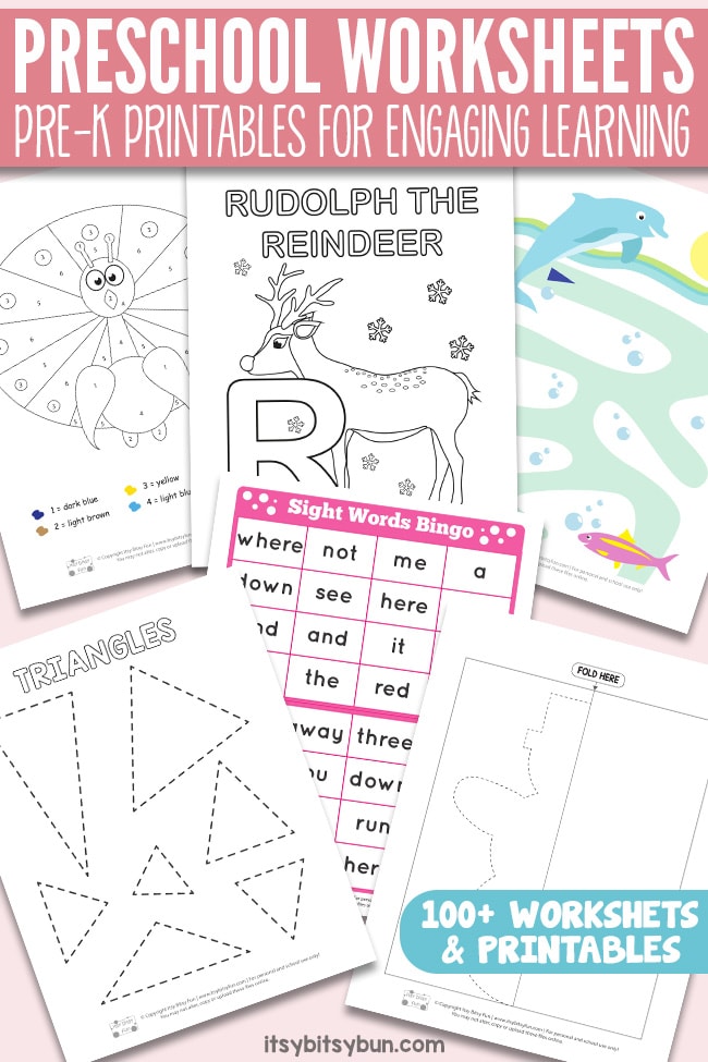 Preschool Worksheets - Pre-K Printables for Engaging ...