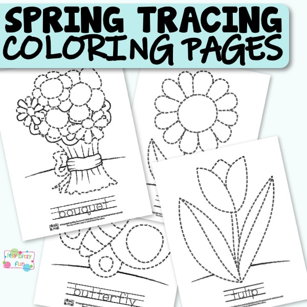 Free Printable Tracing Coloring Pages