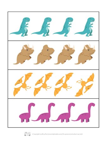 Dinosaur Spot the Difference