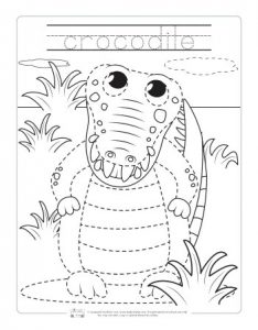Safari and Jungle Animals Tracing Worksheets - Itsy Bitsy Fun