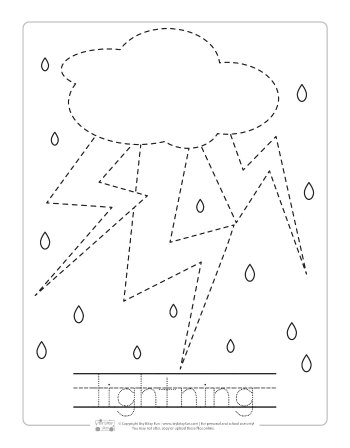 weather tracing worksheets itsybitsyfun com