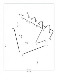 Back to School Alphabet Dot to Dot Worksheets - Itsy Bitsy Fun