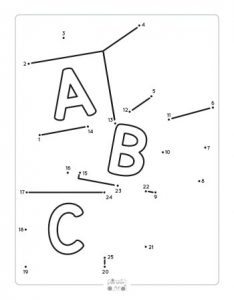 Back to School Dot to Dot Worksheets - Itsy Bitsy Fun