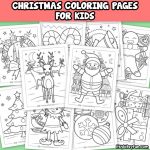 Free Christmas Coloring Pages for Kids or Adults