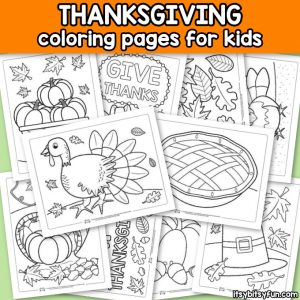 Free Thanksgiving Coloring Pages for Kids