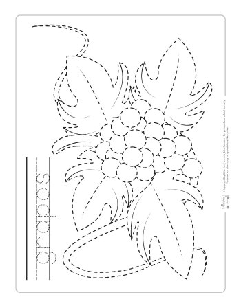 Fall Tracing Worksheets for Kids.