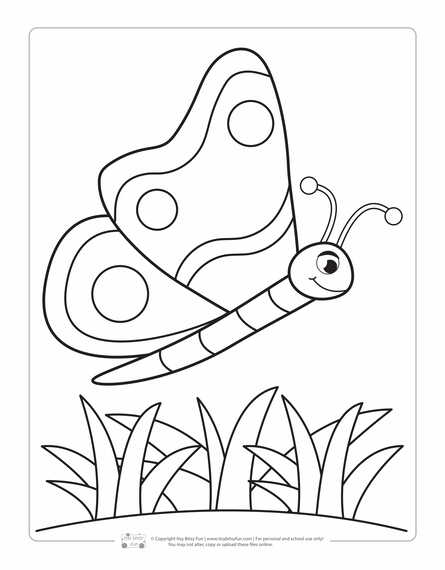 Butterfly Coloring Page