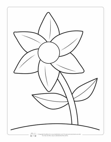 Flower Coloring Page