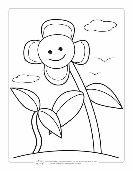 Spring Coloring Page