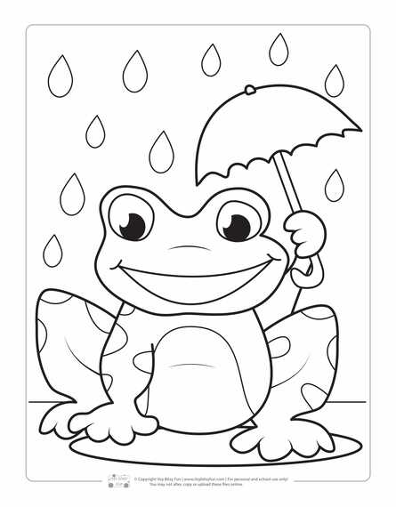 Frog Coloring Page